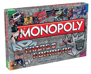 Picture of Monopoly Transformers Retro