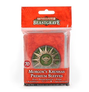 Picture of Morgok's Krushas Premium Sleeves - Warhammer Underworlds Beastgrave