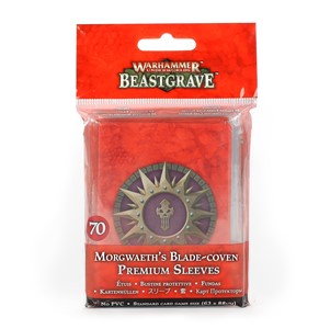 Picture of Morgwaeth's Blade-Coven Premium Sleeves - Warhammer Underworlds Beastgrave