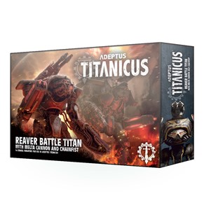 Picture of Adeptus Titanicus Reaver Battle Titan with Melta Cannon and Chainfist
