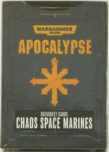 Picture of Apocalypse Datasheet Cards: Chaos Space Marines