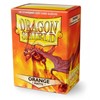 Picture of Orange Standard Sleeves (100) dragon shield