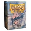 Picture of Matte Sky Blue Standard Sleeves (100) dragon shield
