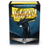 Picture of Matte Jet Standard Sleeves (100) dragon shield
