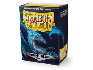 Picture of Standard Matte Night Blue Sleeves 100 Sleeves