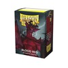 Picture of Standard Matte Blood Red 100 Sleeves Dragon Shield