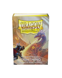 Picture of Matte Dual Lightning Japanese Size Sleeves Dragon Shield ( 60 Sleeves )