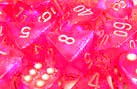 Picture of Chessex Borealis™ #2 Pink/silver 7-Die Set