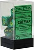 Picture of Chessex Vortex Dice™ Malachite 7-Die Set
