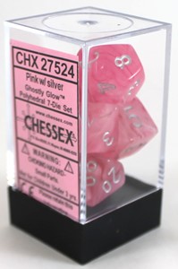 Picture of Chessex Ghostly Glow™ Pink/silver