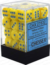 Picture of Chessex Vortex Yellow 12mm d6