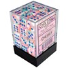 Picture of Chessex Festive™ 12mm d6 Festive Pop Art w/blue Dice Block