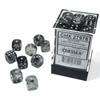 Picture of Chessex Borealis 12mm d6 Luminary Dice Block Light Smoke/silver