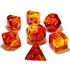 Picture of Chessex Gemini Transluncent Red Yellow Gold Dice Set Lab Dice