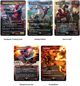 Picture of Secret Lair Deadpool Magic the Gathering