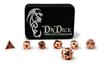 Picture of Brilliant Copper Metallic Dragon Dice Set