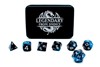 Picture of Black and Blue, Legendary Deep Dragon Dice SEt
