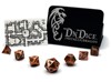 Picture of Brushed Copper Metallic Dragon Dice Set