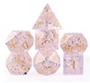 Picture of Pink Cracked Glass Dice Set