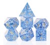 Picture of Blue Cracked Glass Dice Set