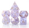 Picture of Purple Cracked Glass Dice Set