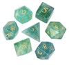 Picture of Green Fluorite Crystal Gemstone Dice Set