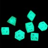 Picture of Luminous Stone Cyan (Glows in the Dark) Dice Set
