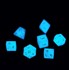 Picture of Luminous Stone Blue (Glows in the Dark) Dice Set