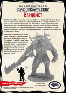 Picture of Baphomet Dungeons & Dragons Descent into Avernus