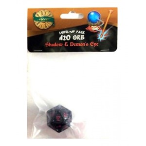 Picture of Poly Hero Dice: D20 Orb - Shadow And Demon's Eye