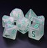 Picture of Aurora The Chaos Teal Font Dice Set
