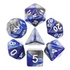 Picture of Silver Blue Dice Set