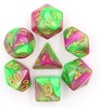 Picture of Blend Green + Rose Red Dice Set