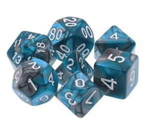 Picture of Blend Blue Steel Dice Set