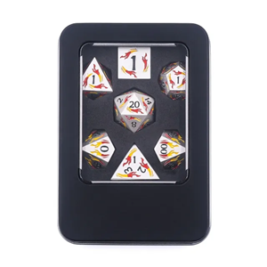 Picture of Dagger of the Wind and Sun Blade Metal Dice Set