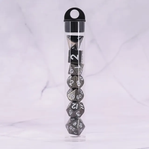 Picture of Black Mini Metal Dice Set