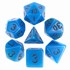 Picture of Blue Glow in the Dark Dice Set - Clamshell