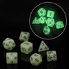 Picture of Glow in the Dark White Dice Set
