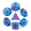 Picture of Blue Purple Glow In the Dark Dice Set