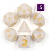 Picture of Giant Pearl White Dice Set