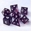 Picture of Glass Dice Mysterious Night Dice Set