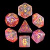 Picture of Luminous Ruby Dice Set - Clamshell