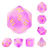 Picture of Purple Milky Dice Set