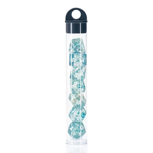 Picture of Blue Glitter Mini Dice Set