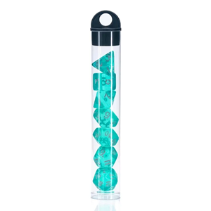 Picture of Mini Teal Transparent Dice Set
