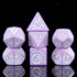 Picture of Violet Magic Flame Dice Set