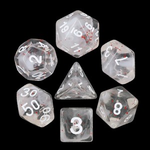 Picture of Blossom Snowfall Dice Set - Clamshell