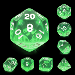 Picture of Yellow Gem Dice Set
