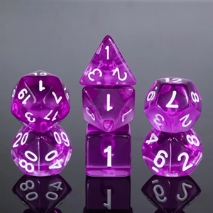Picture of Purple Gem Dice Set