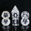 Picture of Transparent Clear Gem Dice Set